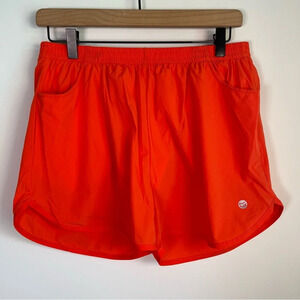 Gradual orange lined running shorts size large NWT